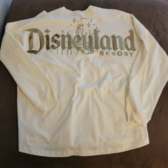 XL Disneyland Resort Cream Long Sleeve Shirt - Picture 1 of 6